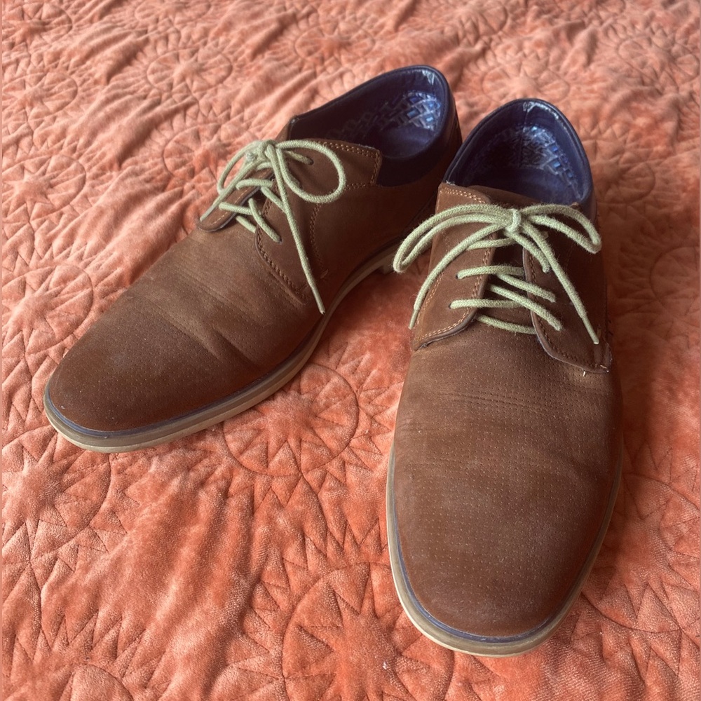 Men’s Freemen Memory Foam Suede Dress Shoes
